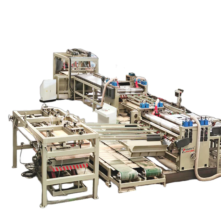 Hanvy Plywood Machine HJ4*8A Automatic Plywood DD saw For Plywood Edge Trimming