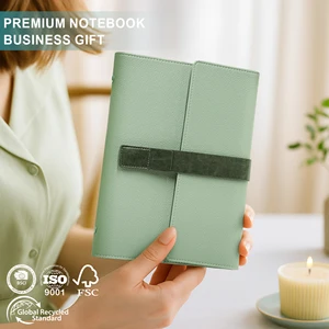 Planner Standard Version A5 PU Leather Custom Logo Organizer New Original Design Printing Journal Ring Binder Wholesale Notebook