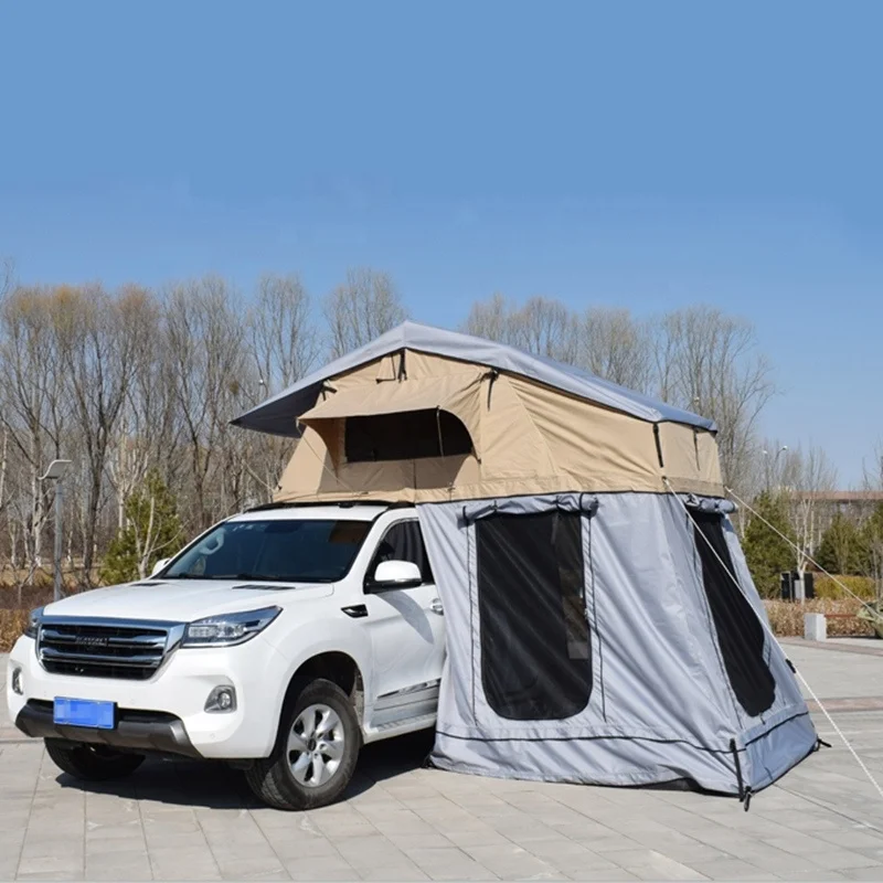 LLOYDBERG Outdoor Camping Soft Cover Rooftop Tent Waterproof Soft Shell Roof Top Tent for Sale