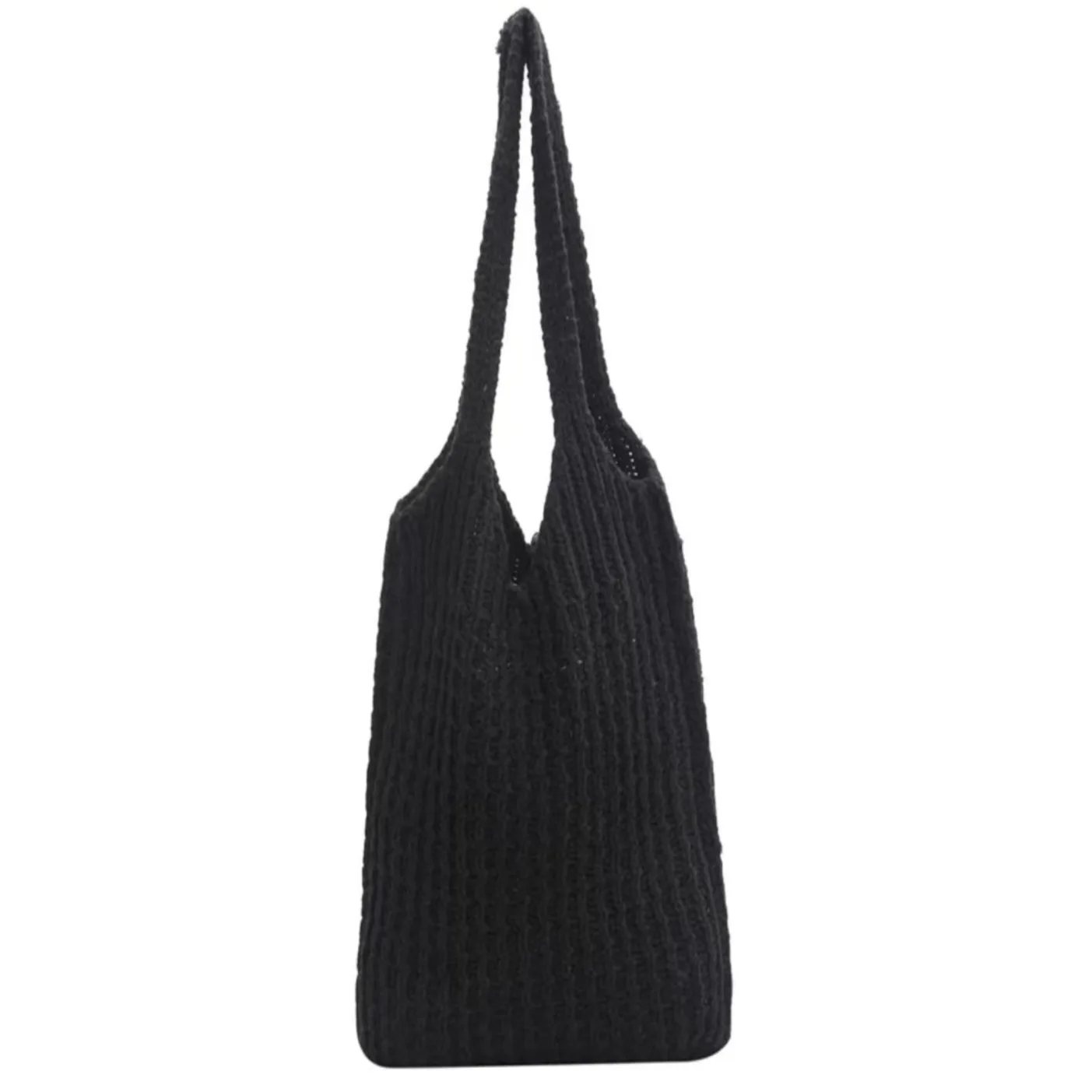 Wholesale F-688 hot sale 2023 custom knit rainbow tote bag women