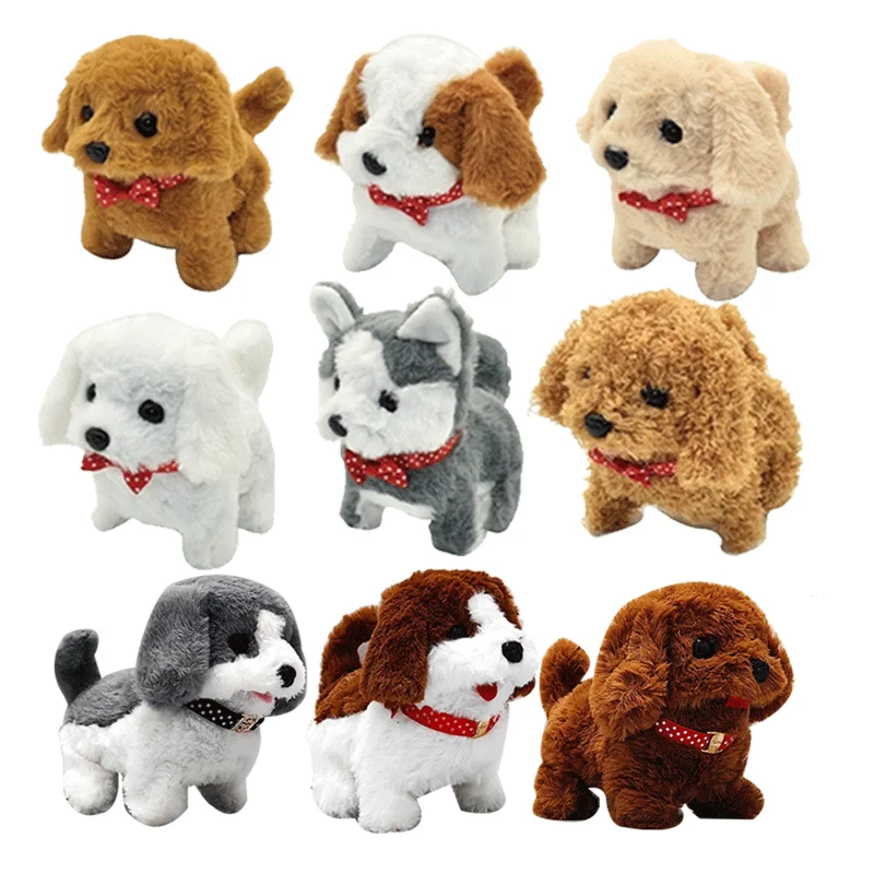 Interactive Puppy Toys Walking Barking Dog Toy Puppy Electronic Plush Toys for Kids OEM Wholesale