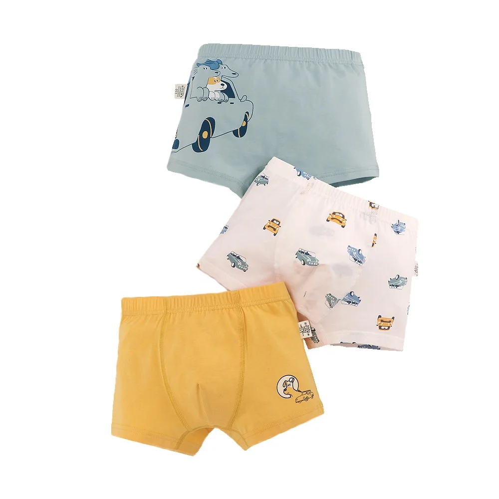 Оптовая продажа, хлопковые шорты высокого качества с героями мультфильмов, милые детские трусы-боксеры, нижнее белье для мальчиков