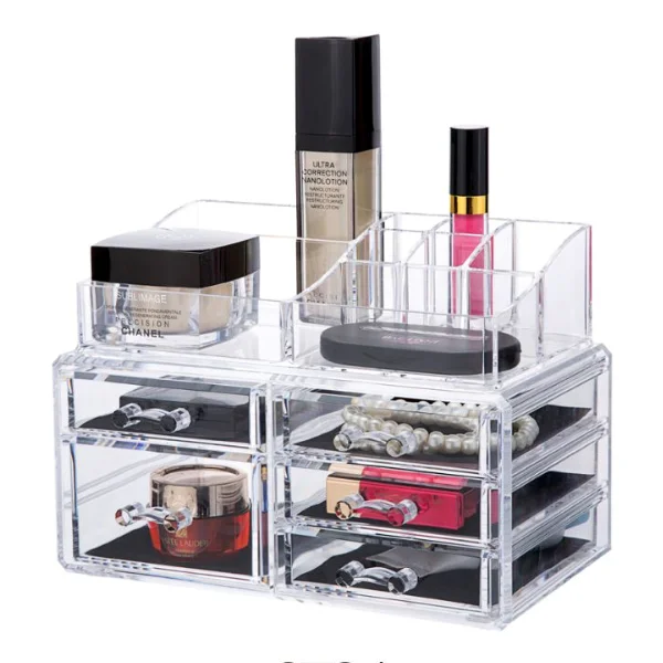2 Tier Perfume Tray Acrylic Makeup Organizer Perfume 