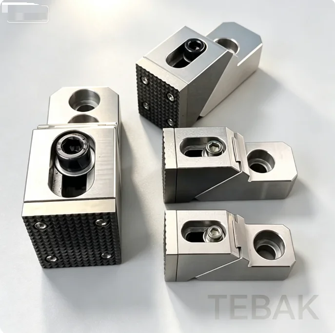 TEBAK Flat End Frog Clamp Wholesale Metal Fixturing Clamp M6/M8/M12/M16 CNC Bench Vise Side Clamp