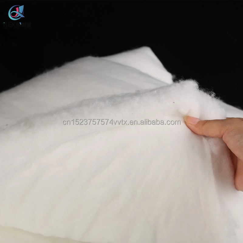 High Quality 200G Comfortable Polyester filling Wool Quilt Batting Wadding
