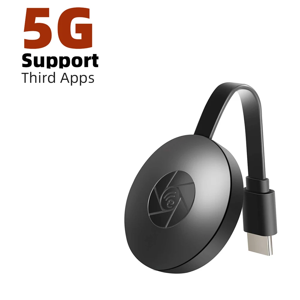 Yinzam M4 Plus Wireless WiFi Display Dongle for Mirroring and Airplay with Dual Core for Miracast HDTV Anycast Dongle