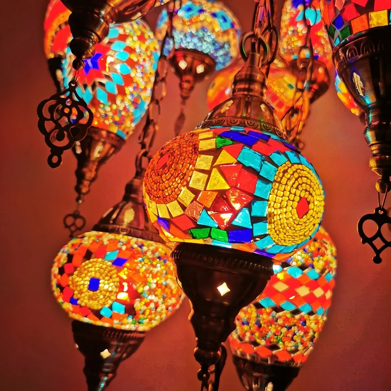 19 Characteristic Multi-chandelier Chandelier in Turkey Restaurant Cafe Hotel Hotel bar Club KTV Chandeliers