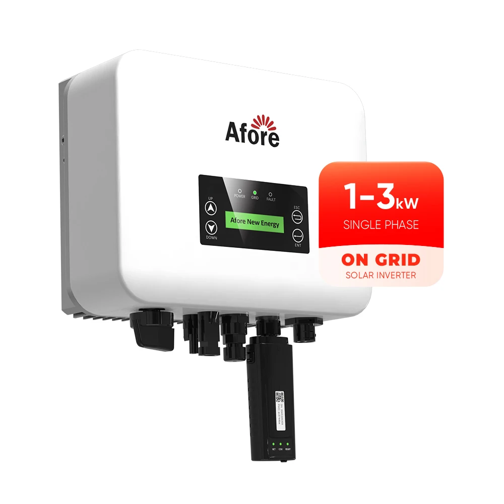 Cheap Prices Afore on Grid Inverter 1Kw 2Kw 3Kw Single Phase Solar Power Inverters 50Hz 60Hz for Home