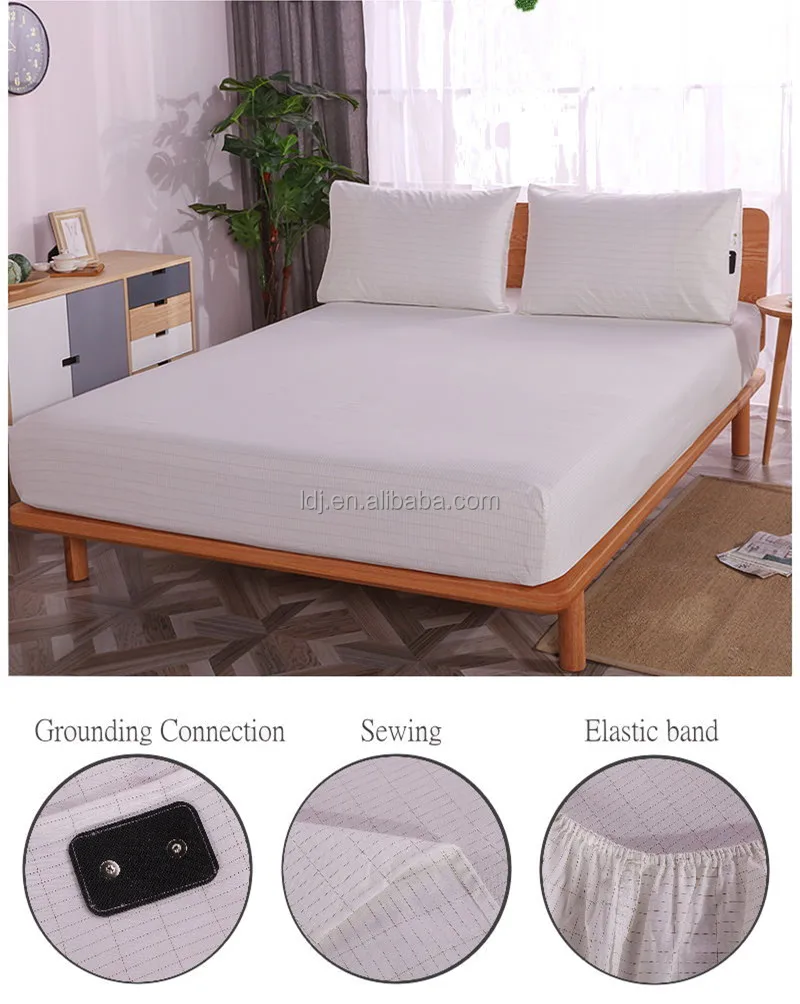 Grounding Sheets For Earthing Queen Size Grounding Fitted Bed Sheets