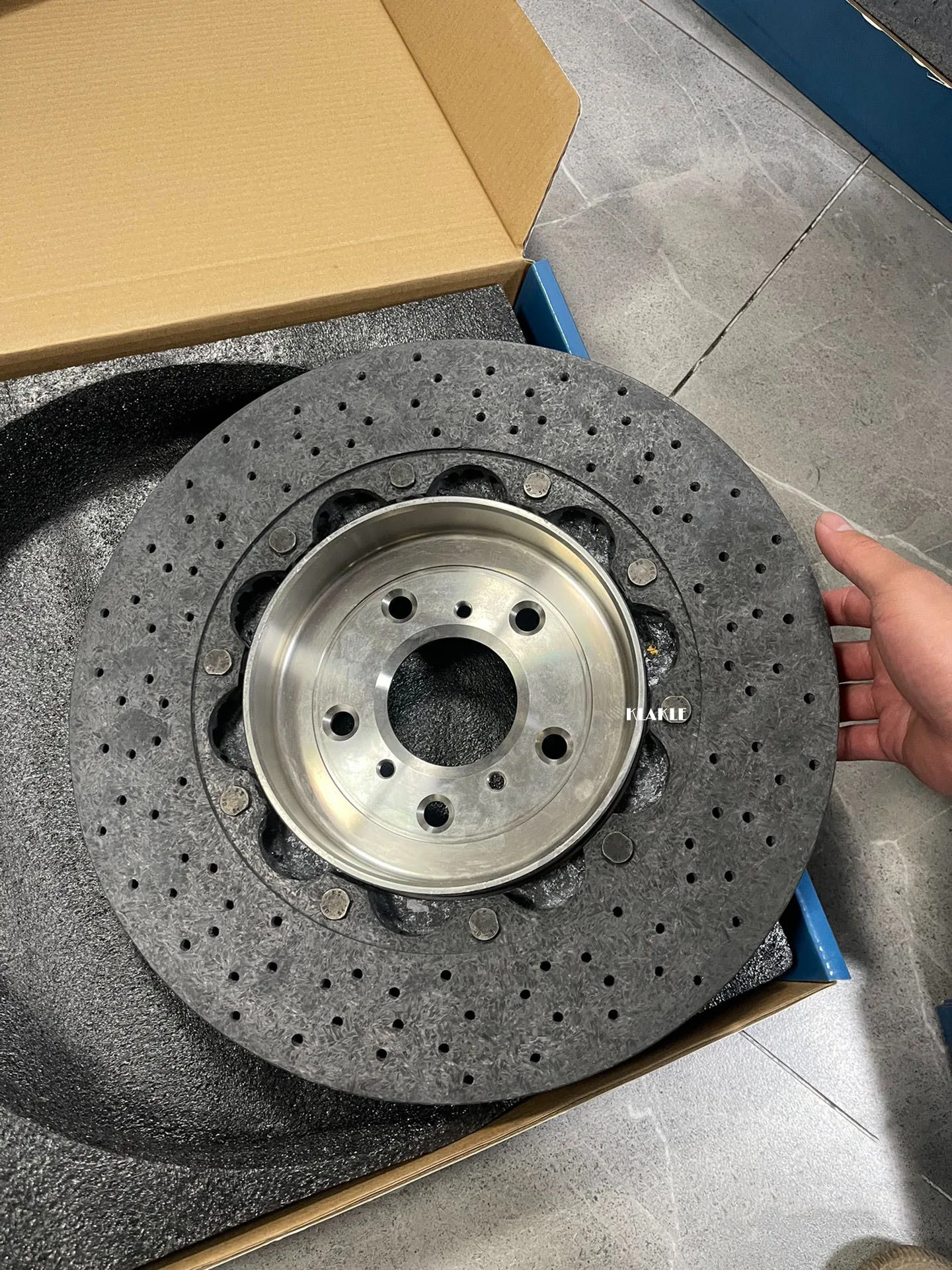 Klakle High Performance Carbon Ceramic Brake Rotor Carbon Ceramic Disc