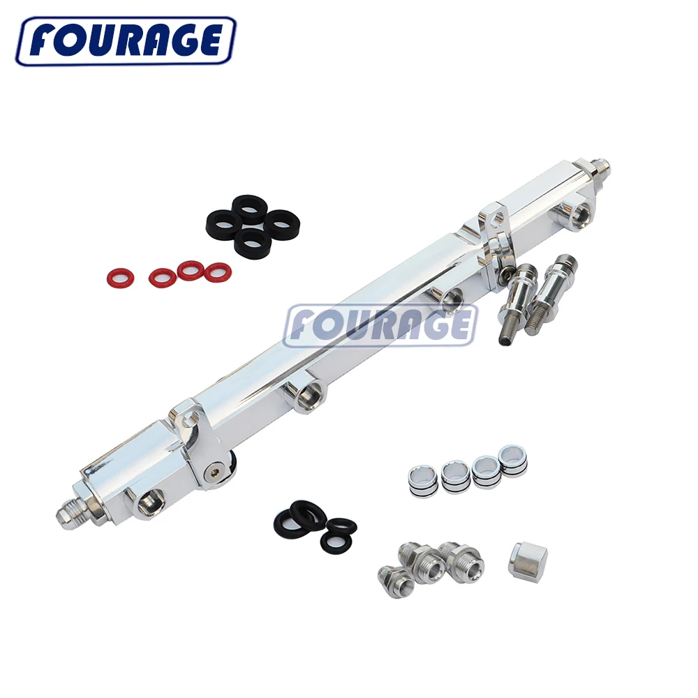 High Performance Cnc Billet Aluminum Efi Racing Fuel Rails Kit 16.1mm