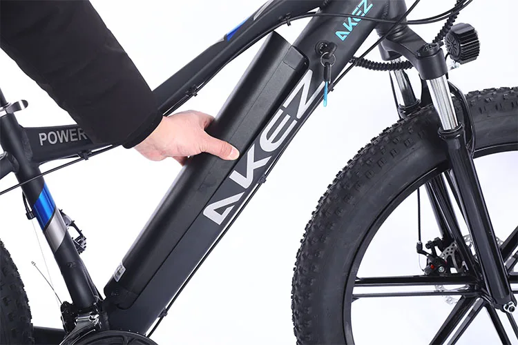 AKEZ電動パワフル自転車26'27.5 ''29  ''ファットタイヤバイク750W48V/13AHバッテリーEBikeスポーツスノービーチマウンテンEbike