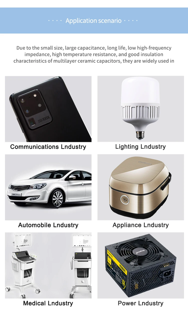 Epoxy Encapsulated Small Size Large Capacitance DC Isolation Coupling Bypass Multilayer Ceramic Capacitor