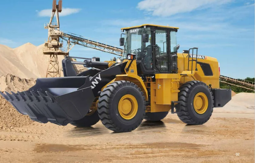 SANY SW955K-S2.7-4.5m3 Front Wheel Loader with 1 Year Warranty Earth Mover for Sale Featuring Engine Motor Pump Gearbox From ASV