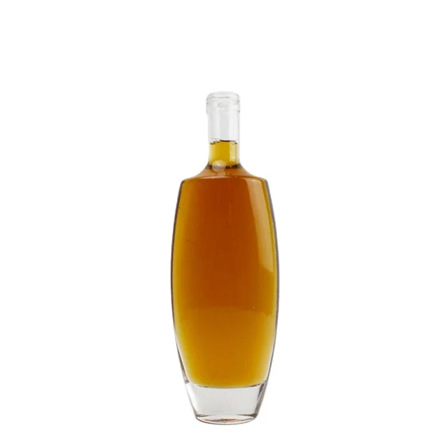 Custom 750ml Glass Bottles for Beverages Screen Printing Surface Handling for Tequila Whisky Vodka Brandy