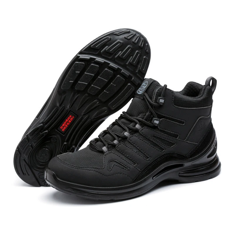 Israel Quality Steel Toe Work Boots Cheap Mid Cut Factory Appliion for Autumn and Winter Seasons