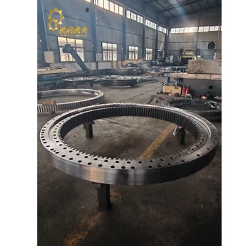 PC55 excavator slewing ring slewing bearing repair turntable bearing replacement factory