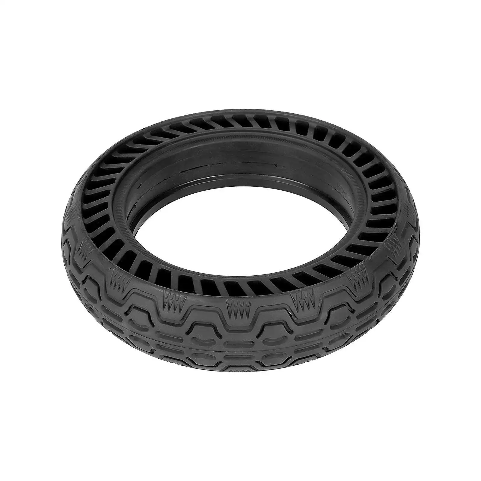 10-Inch Solid Honeycomb Tire for Ninebot MaxG30 Dualtron Trottinette Electrique 40mm Slot Rubber 10*2.5-6 Size Scooter