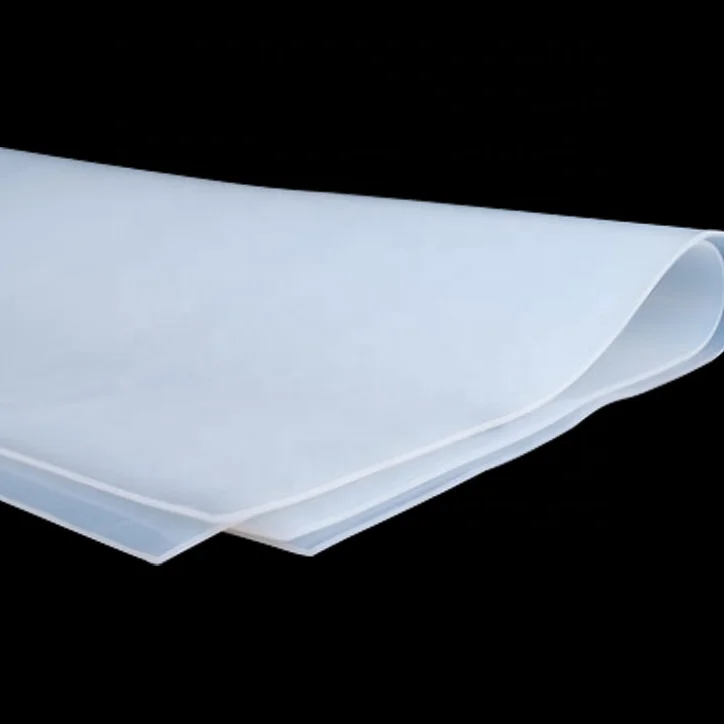 High Temperature Silicone Rubber Sheet Heat Resistant Transparent Mat Cushion Pad Eco-Friendly Factory Supply 1000*1000*2mm