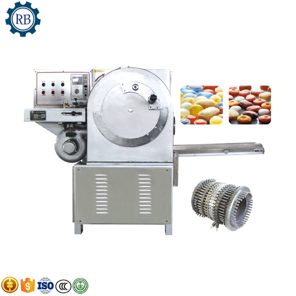 Made in China Small Scale Hard Fruit Candy Making Production Line Mint Throat Lozenge Forming Maker Machine Price for Sale