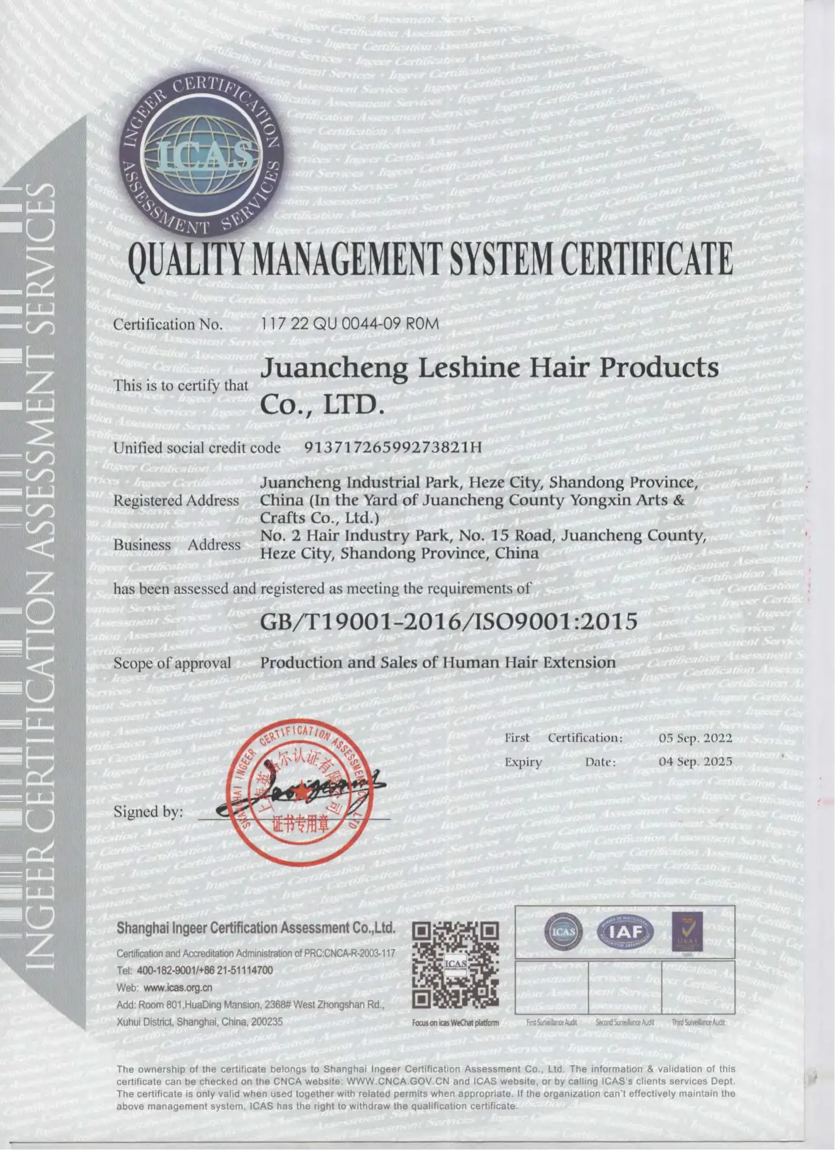 LeShine New Arrival genius weft top quality 100g human hair Russian Slavic Hair Extensions Genius Wefts manufacture