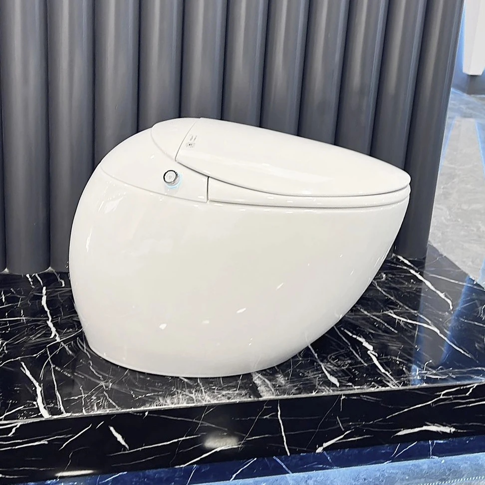 Modern sanitary ware white color floor mounted automatic bathroom water closet intelligent commode ceramic smart toilet