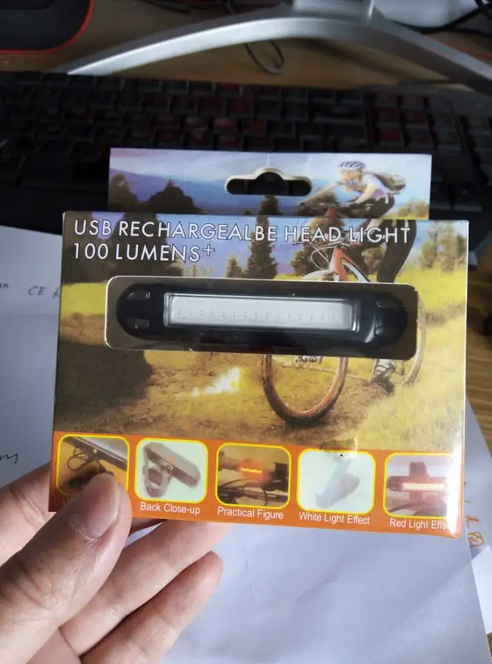 Fanale Posteriore Bici LED USB Ricaricabile – 6 Modalità, Luce Di Avvertimento Impermeabile