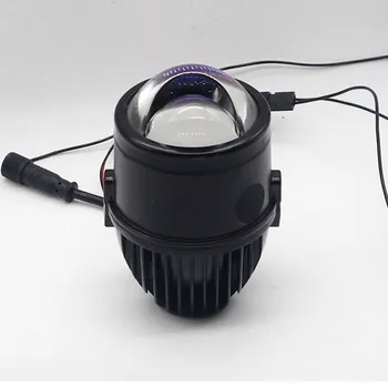 2-Inch Special Direct Projection LED Laser Fog Light for Motorcycle Car New High Beam Cannon H9 Bulb Shape Direct Integration