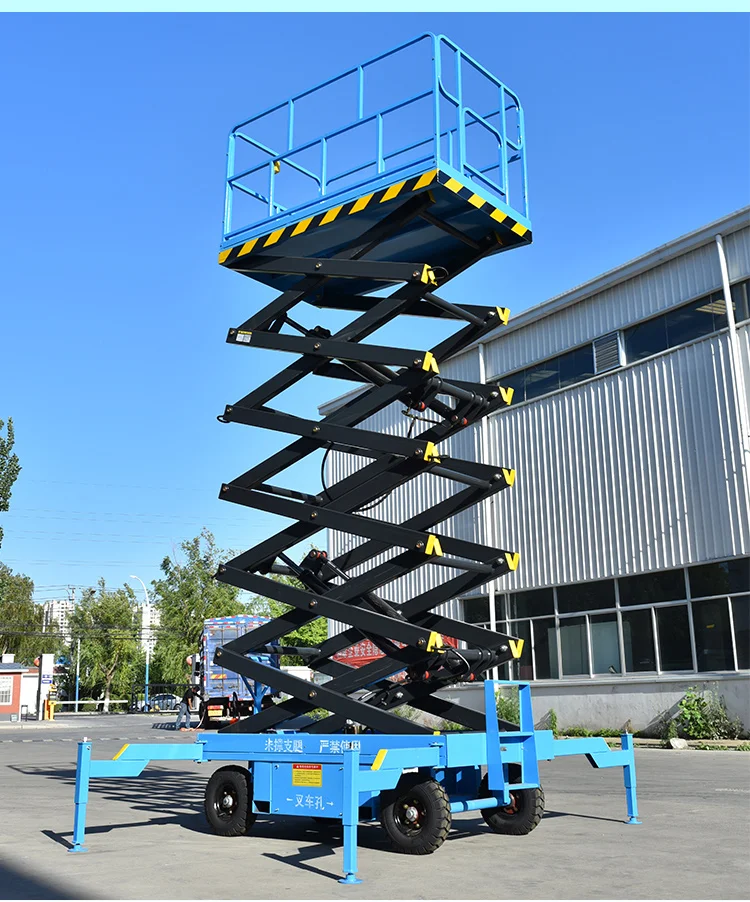 Mobile Self-propelled Electric Scissor Lift 6m Working Platform For ...