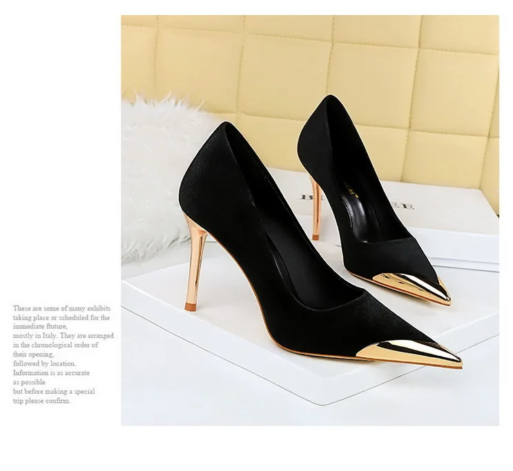 European American Party Fashion Light Luxury High-heeled Shoes Stiletto ...