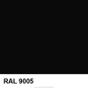 Semi gloss Deep Black - RAL 9005