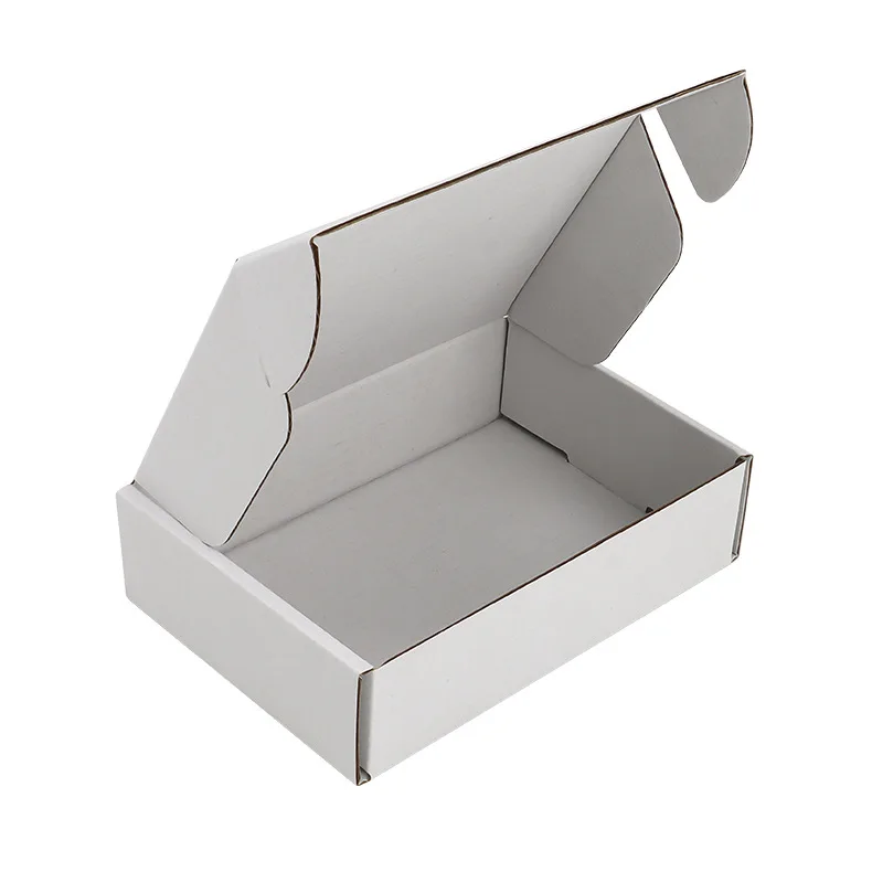4x4x2 Inch White Small Cardboard Boxes  - White Shipping Boxes, Corrugated Cardboard Mailer Boxes for Small Business