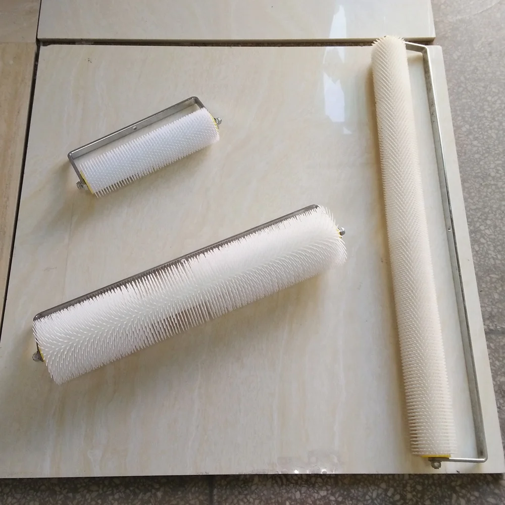 Self-leveling Epoxy Spiked Aeration Paint Spike Roller in Brush for Floor Defoaming