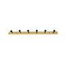Cylindrical hook black 6 hooks