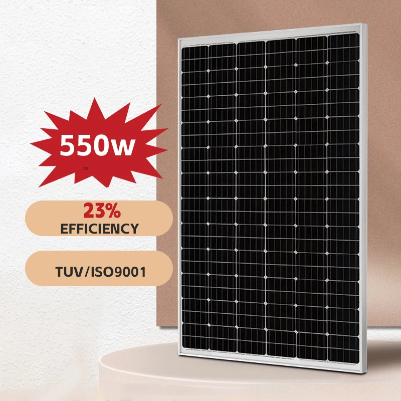 Dimensions Of 300 Watt 500W 700W 1000W Solar Panel 182Mm 210Mm A-grade Mono Solar Panel with MPPT