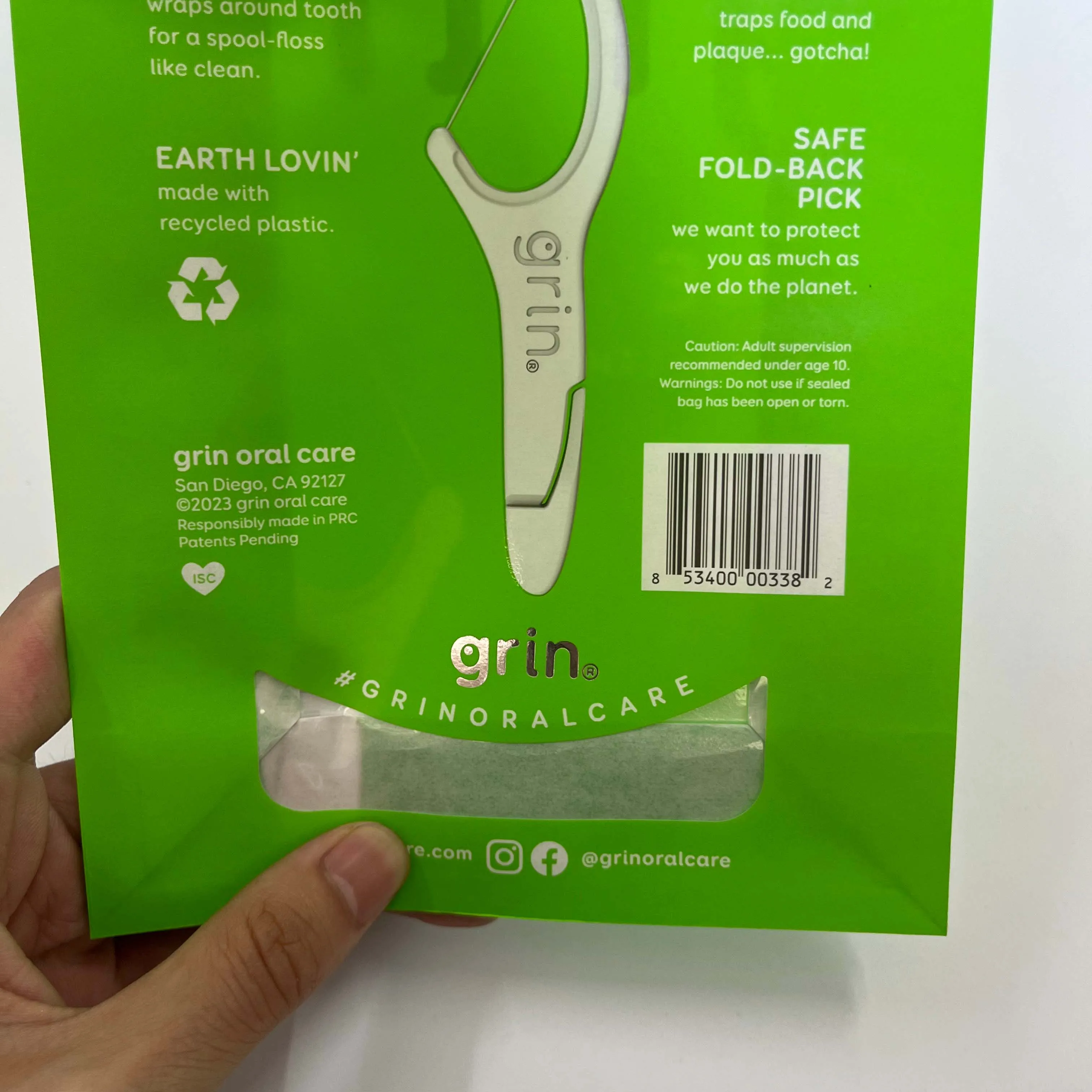 Recyclable Small Mylar Clear Aligner Dental Floss Aluminum Foil Bags