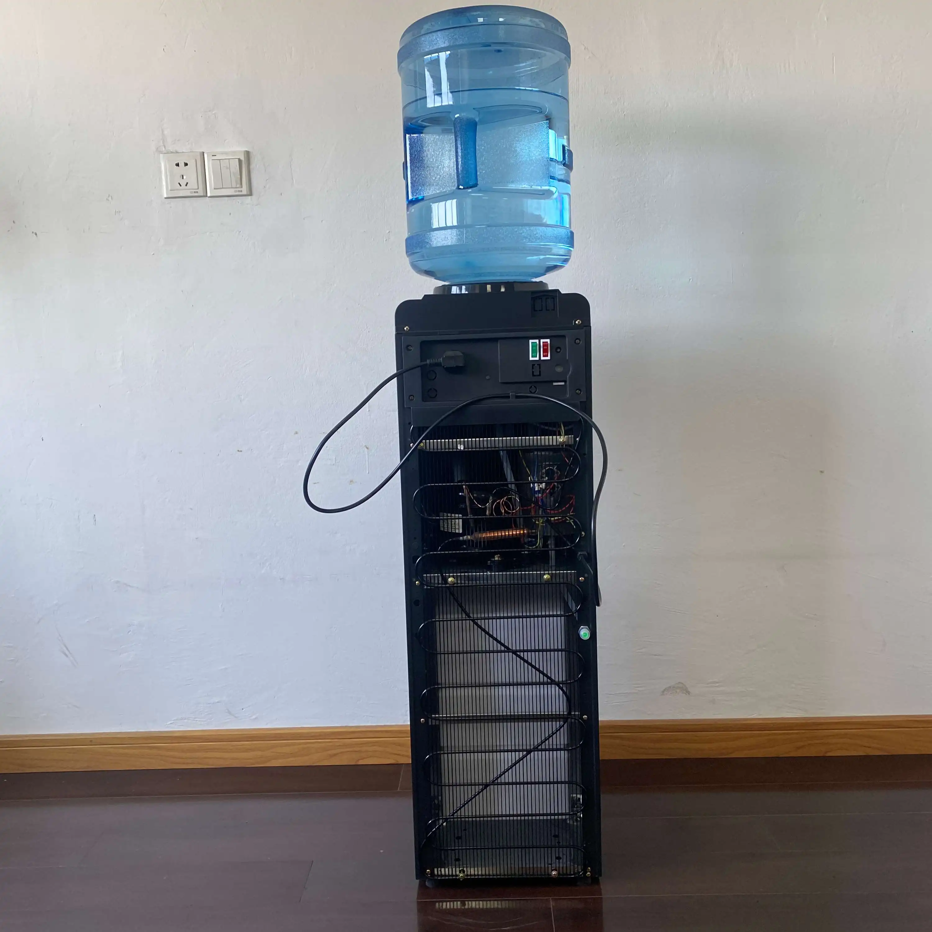 Advanced Top-Loading Standing Water Dispenser with Push-Cup Design Hot, Normal, Cold and Child Safety Lock