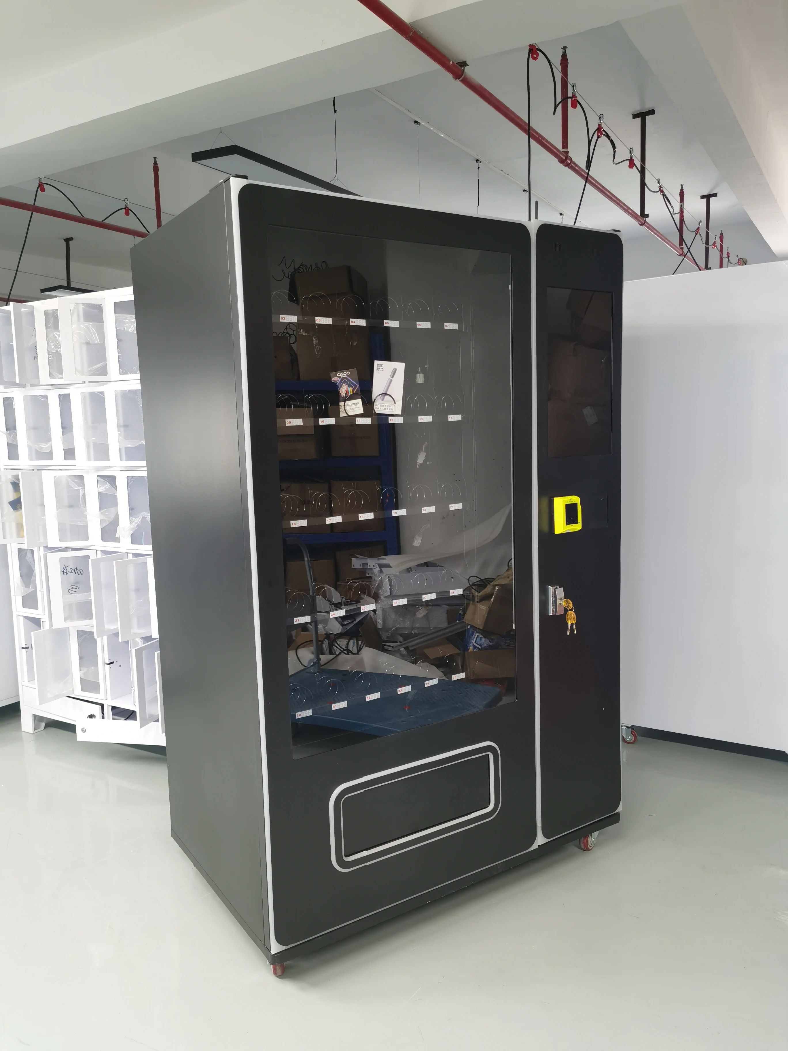 New 2024 Large Screen Food Self Canned Drinks Vending Machine With