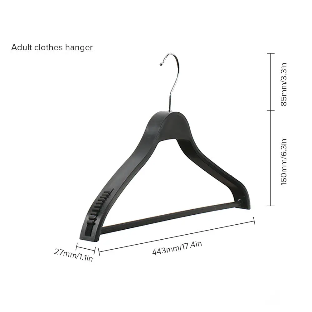 Recyclable Wheat Straw Plastic Hangers Suit Coat Pants Hangers Plastic