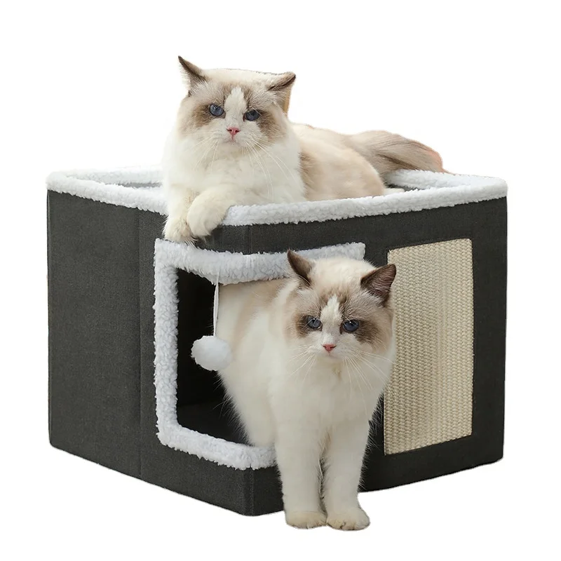 New Arrival Eco-Friendly Pet House Cat Calming Pet Dog Bed