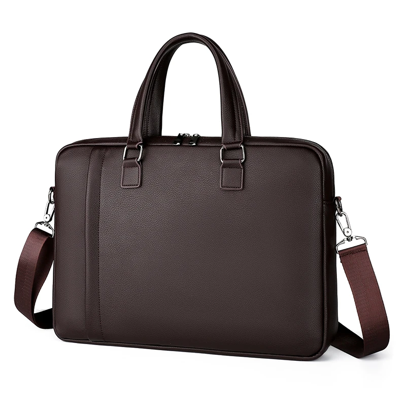 2022 Oem Coated Oxford Pu Leather Laptop Bag Business Custom Logo Sac