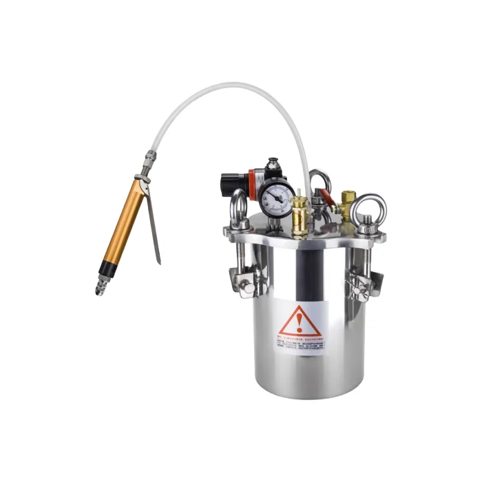 Liujiang 10L High Quality and Durable Stainless Steel Glue Gun Pressure Barrel Is Used in Many Fields
