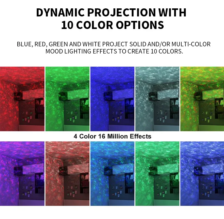 LED Disco Ball Star Projector Magic Ball galaxy Projector LED Night Light for Room With Remote Control  Projection Light