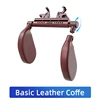 Leather coffee brown
