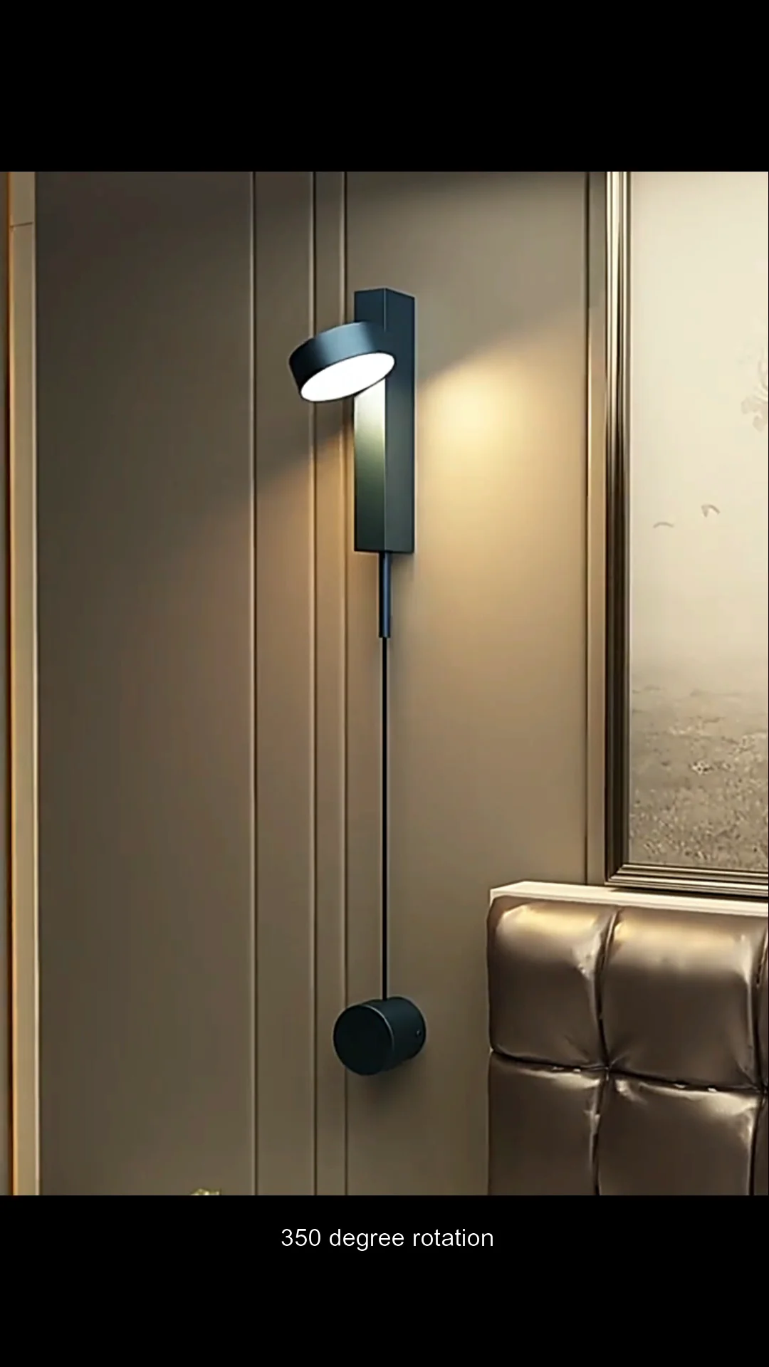 Modern Led Wall Lamp,Switch Knob Dimming Bedside Wall Lamp For Bedroom Living Room Decoration