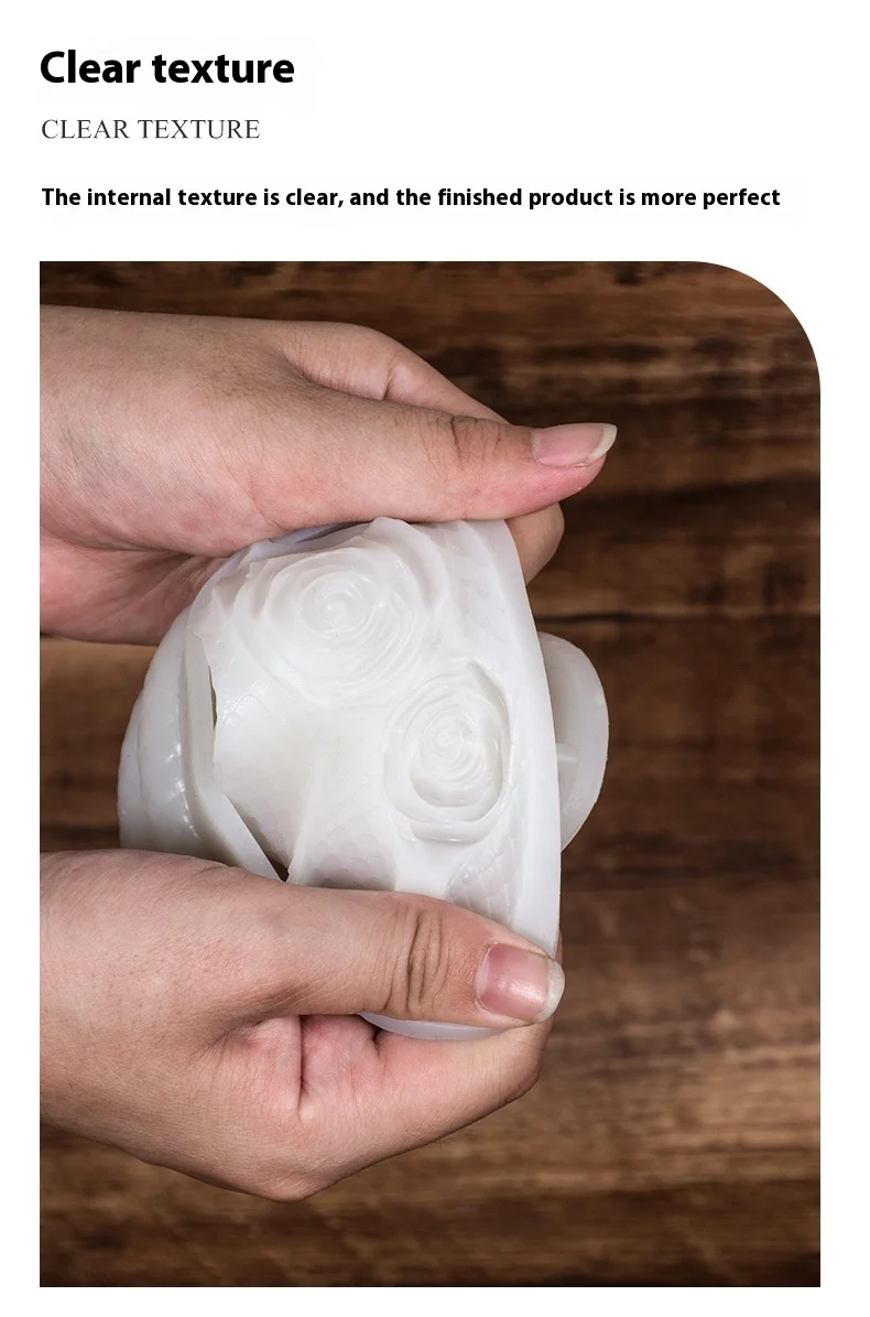 New Design Creative Silicone Abrasives Gypsum Ornaments Stereo Animal Aromatherapy Candle Mold DIY  Squirrel Food Moulds