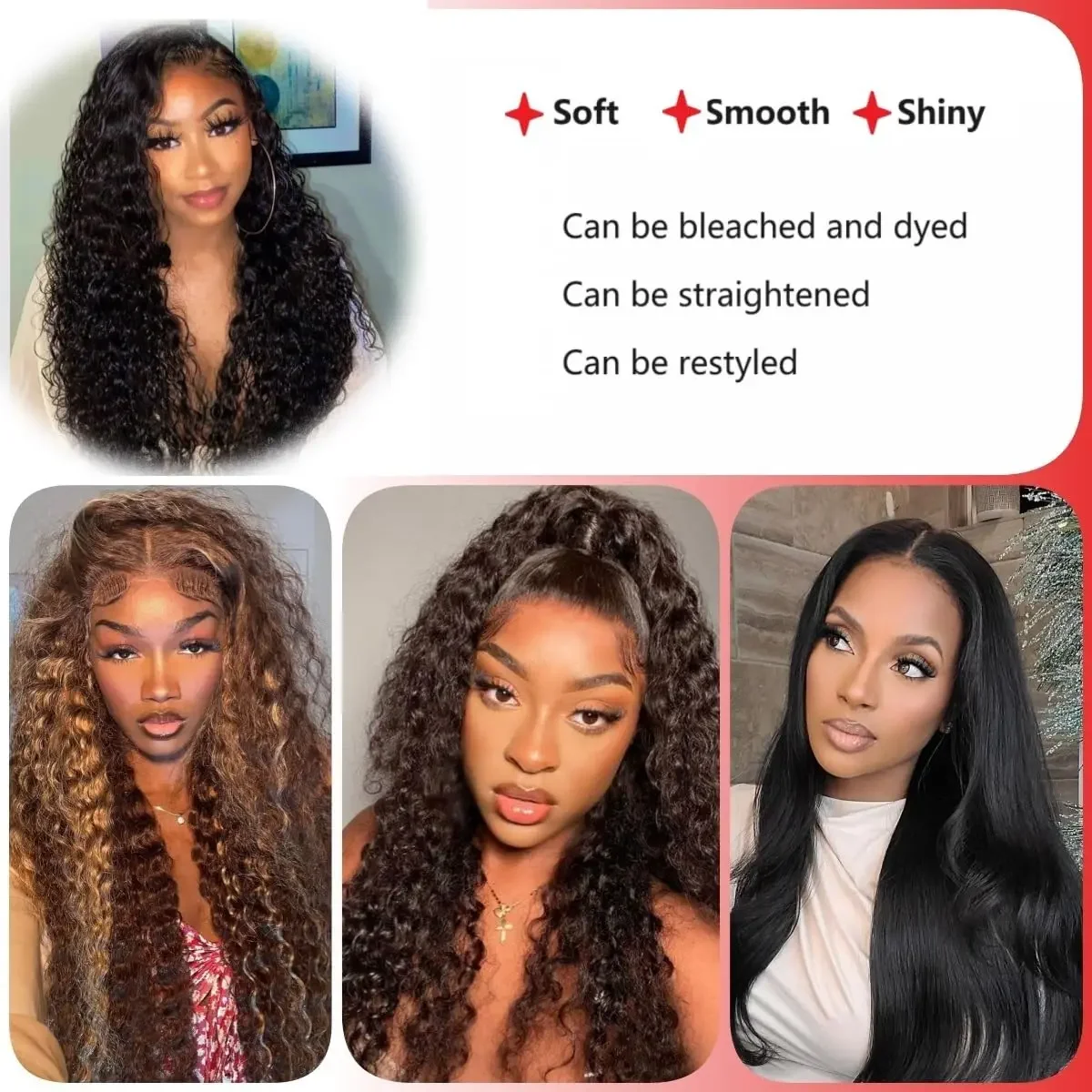 Deep Wave Brazilian Remy Hair Weave Extensions Deals_voghion.com