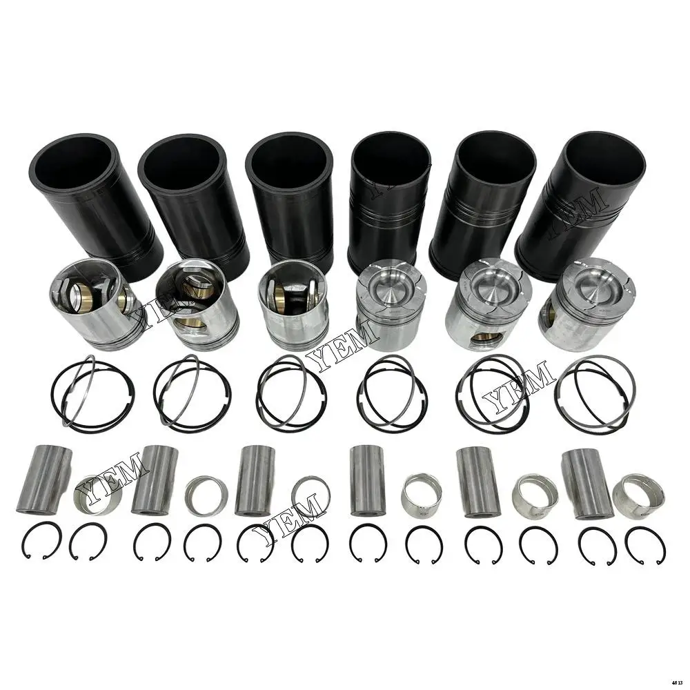 Engine Spare Parts Compatible Supplier Cylinder Liner Kit With Piston Rings Liner For Industrial Engine N14