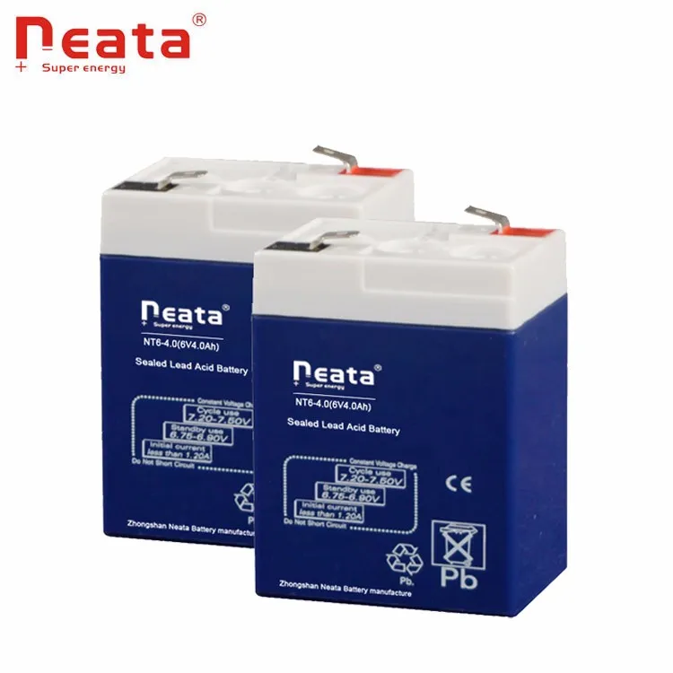 Rechargeable 6v 4ah Battery 6 Volt 4Amp sealed Lead Acid SLA Deep Cycle Gel Solar Battery Free Maintenance Betari
