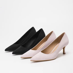 6002-25 Hot-selling New Style Women's High Heels Shoes Nude Pointed Toe Work Formal Shoes Women Pumps Stiletto Professional